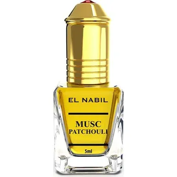 Unisex parfém MUSC PATCHOULI - dámský a pánský parfémový olej El Nabil - roll-on 5 ml