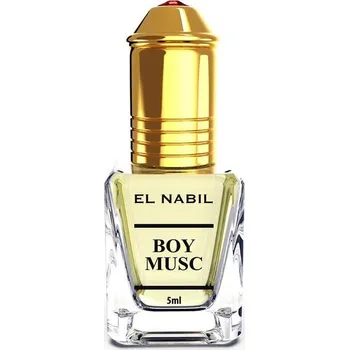 Unisex parfém BOY MUSC - pánský parfémový olej El Nabil - roll-on 5 ml