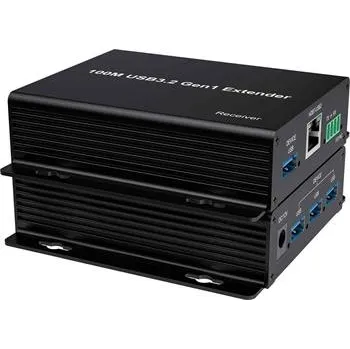 Stolní počítač PremiumCord 4-port USB 3.2 5Gbps extender po Cat5/Cat5e/Cat6 do 100m